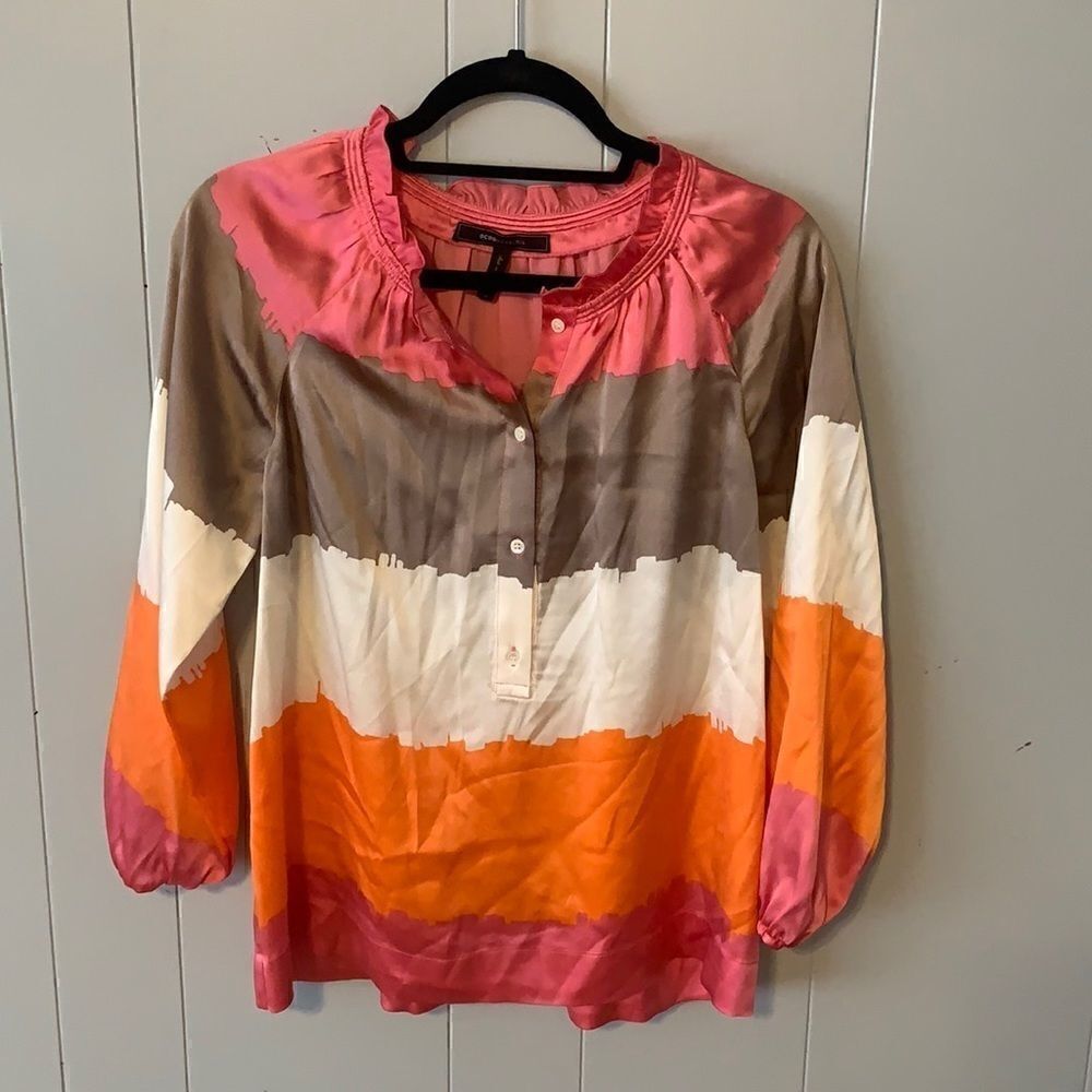BCBGMAXAZRIA Silk Blouse Size XS